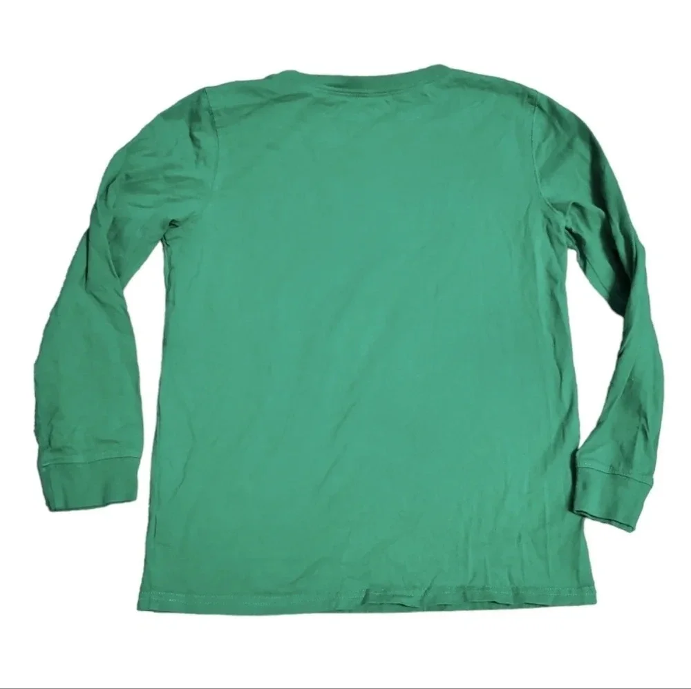 Carter's Kid Boy's Christmas Santa Long Sleeved Shirt 10
